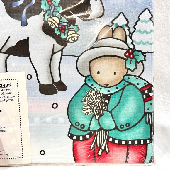 Vintage Daisy Kingdom Holiday Stocking Panel & Instruction #3435 (1990) - Picture 8 of 8